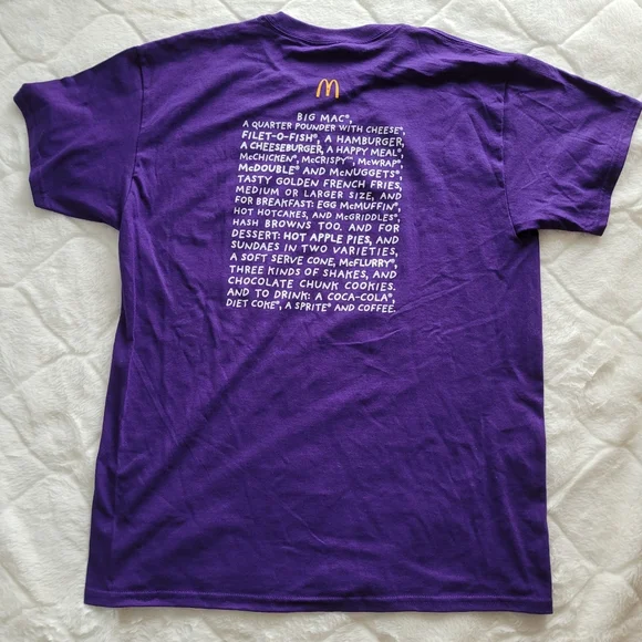 Lil yachty Menu Song Remix McDonald's Tshirt - Picture 4 of 8